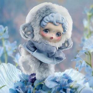 POP MART Authentic Skullpanda L'impressionnisme Series Plush Doll, Dew